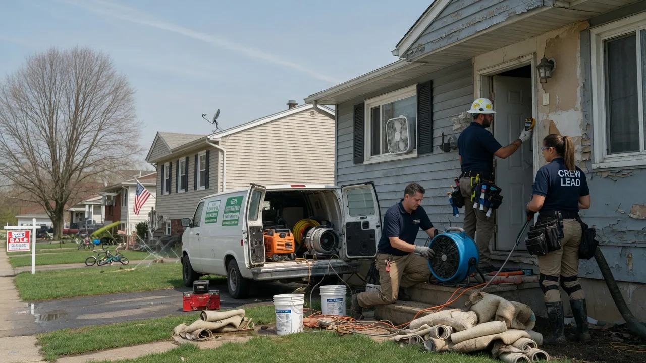 Flood Cleanup in Sidney, IL near me